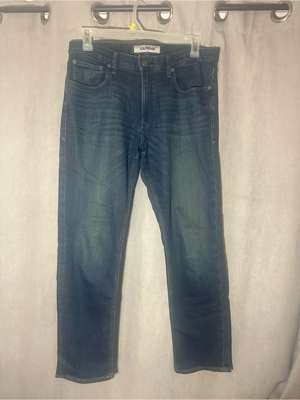 Slim Straight 32W 32L Jeans Men’s Express Dark Blue